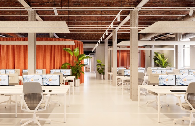 Simulación de la nueva sede de i2CAT en Tech Barcelona