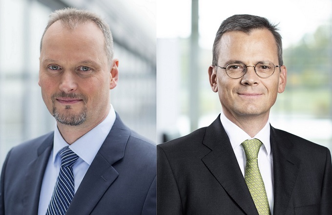 Michael Schöllhorn (izda.) y Dominik Asam