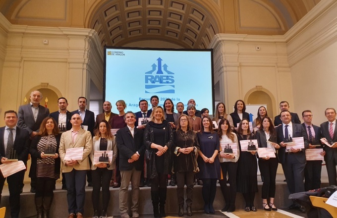 Acto de entrega de las acreditaciones a las empresas saludables