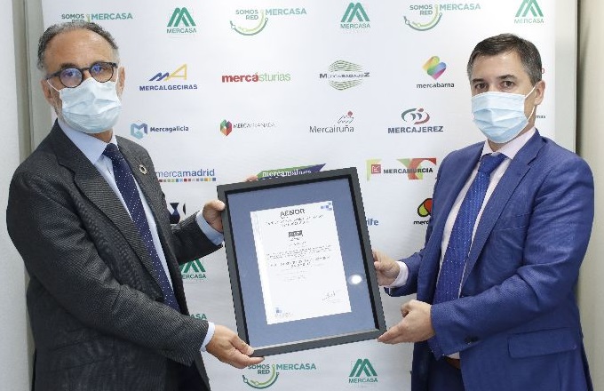 José Ramón Sempere, presidente de Mercasa, y Nicolás Henríquez, director de ventas de Aenor