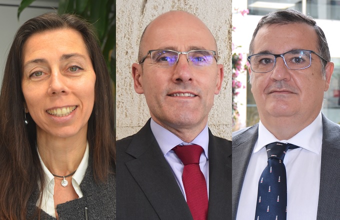 De izquierda a derecha, María Luisa García, Lorenzo Rivarés y Javier Ignacio Ramos