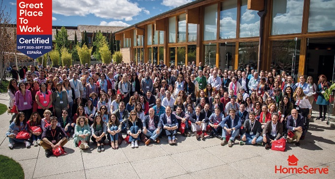 HomeServe España es certificada por Great Place to Work como una gran empresa para trabajar