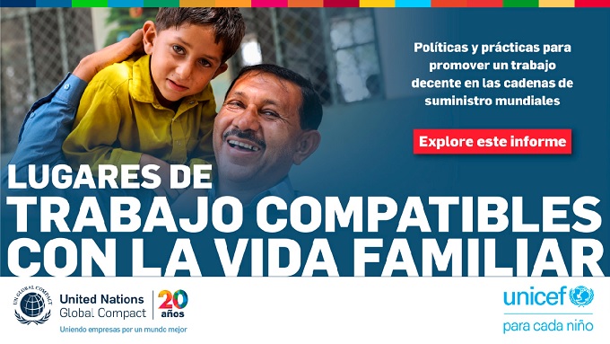 La Red Española del Pacto Mundial y Unicef España promueven lugares de trabajo compatibles con la vida familiar