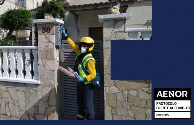 Aenor certifica los protocolos de Correos frente al covid-19