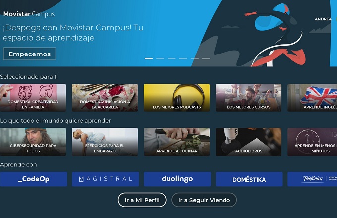 Movistar+ lanza una living app de contenidos formativos