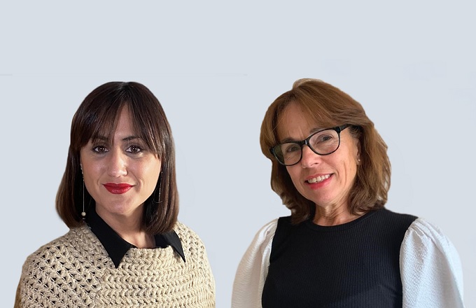 Esther Presencio (izda.) y Marta Gállego