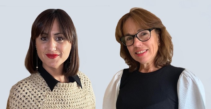 Esther Presencio (izda.) y Marta Gállego