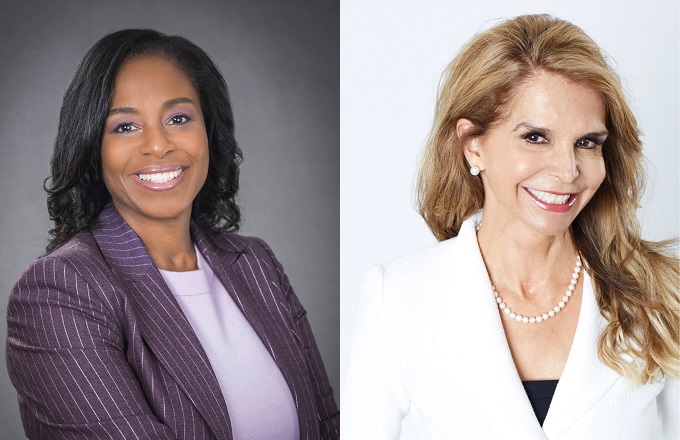 Nichelle Maynard-Elliott (izda.) y Margarita Paláu-Hernández