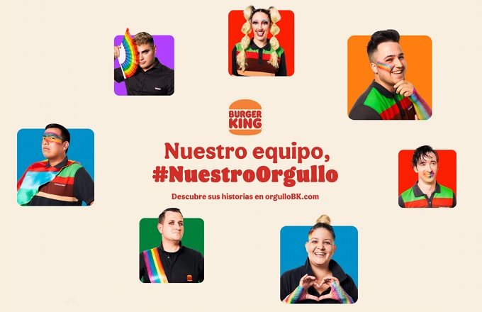 Empleados de Burger King protagonizan una campaña de apoyo al colectivo LGTBQI+