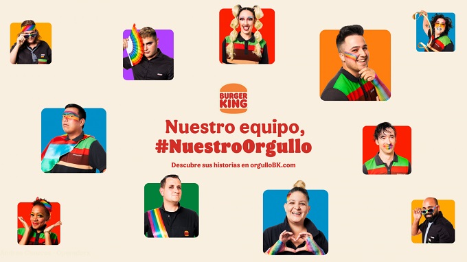 Empleados de Burger King protagonizan una campaña de apoyo al colectivo LGTBQI+