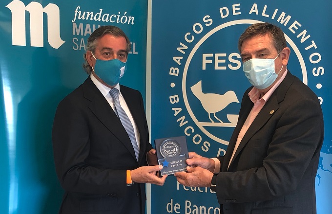 Alfredo Mahou (izda.), presidente de Fundación Fundación Mahou San Miguel, y Miguel Fernández, director de FESBAL