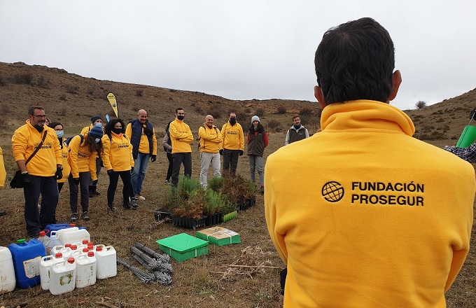 Prosegur planta su primer bosque con la colaboración de sus empleados