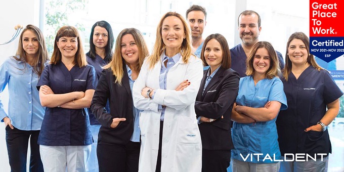 Great Place to Work certifica a Vitaldent como una gran empresa para trabajar