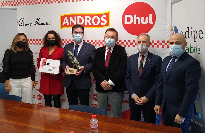 José Luis Díaz, director de RRHH de Andros España, premiado por su trayectoria profesional