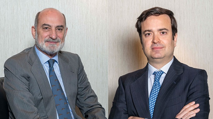 José María Folache González-Parrado (izda.) y Santiago Bau Arrechea
