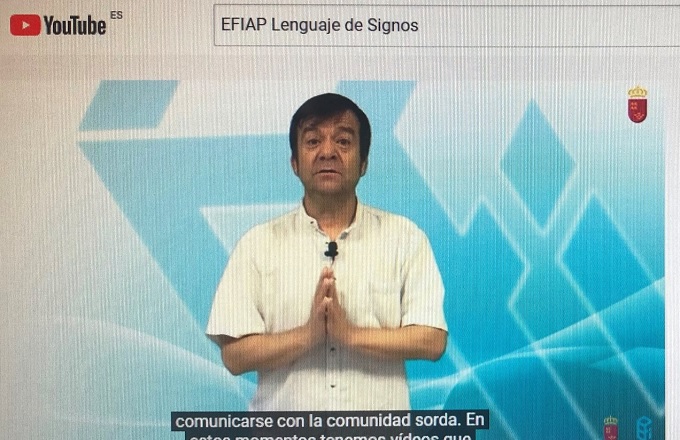 La EFIAP de la Región de Murcia formó en lenguaje de signos español a 80 funcionarios
