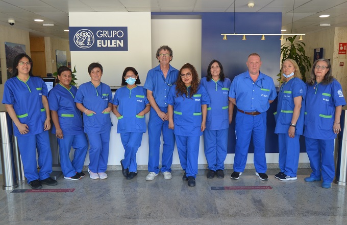 Equipo de profesionales de Eulen Limpieza