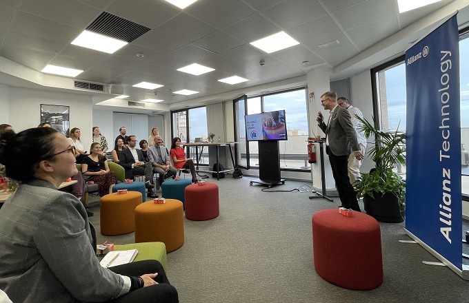 Un momento de la presentación en Barcelona de Allianz Beyond Spain
