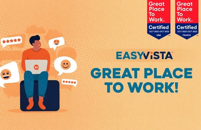 EasyVista consigue el certificado Great Place to Work