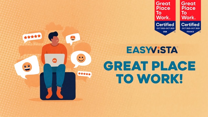 EasyVista consigue el certificado Great Place to Work