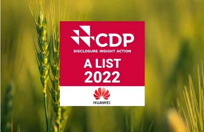 CDP incluye a Huawei en su Lista A por su transparencia y actuación contra el cambio climático