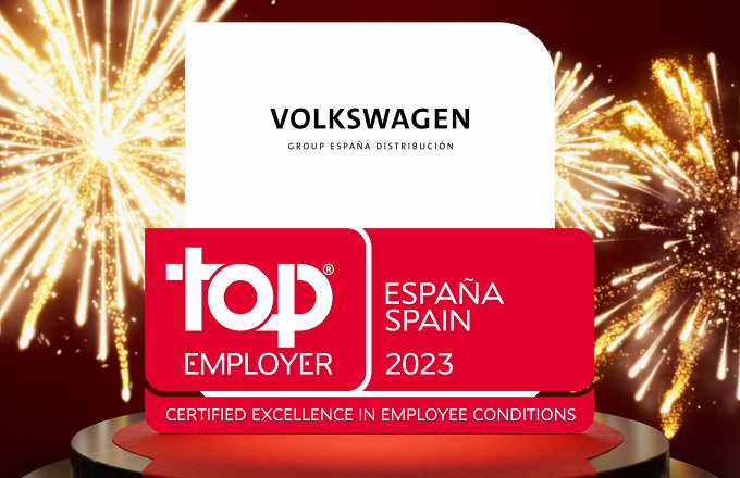 Volkswagen Group España Distribución es certificada como top employer por noveno año consecutivo