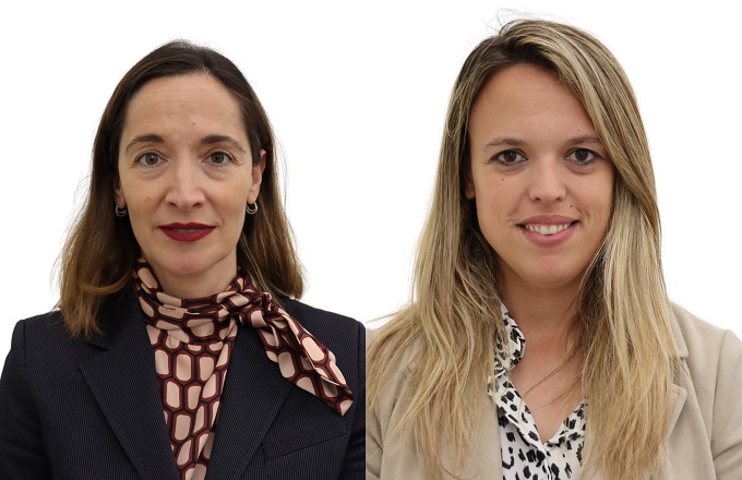 Susana Lomas (izda.) y Alicia Simón