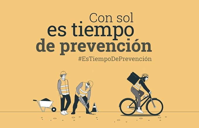 El INSST lanza una campaña de prevención de riesgos laborales por exposición a altas temperaturas y radiación solar