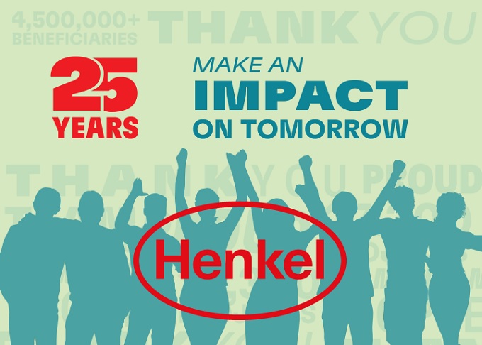 El programa de voluntariado corporativo de Henkel ha beneficiado a más de 4,5 millones de personas