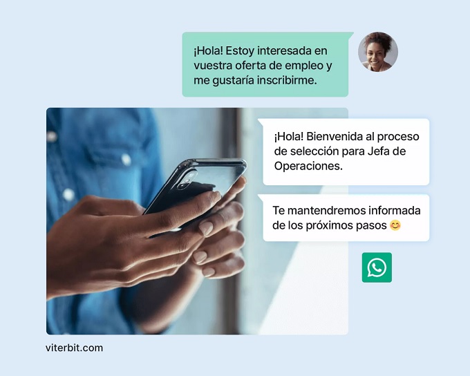 Viterbit incorpora WhatsApp para mejorar los procesos de selección