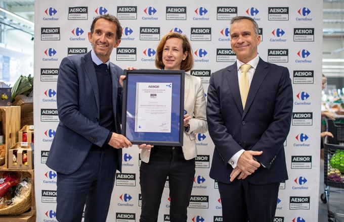 Carrefour es certificada por Aenor como primera empresa de distribución ‘Desperdicio alimentario cero’