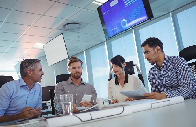 Reunión de empresa