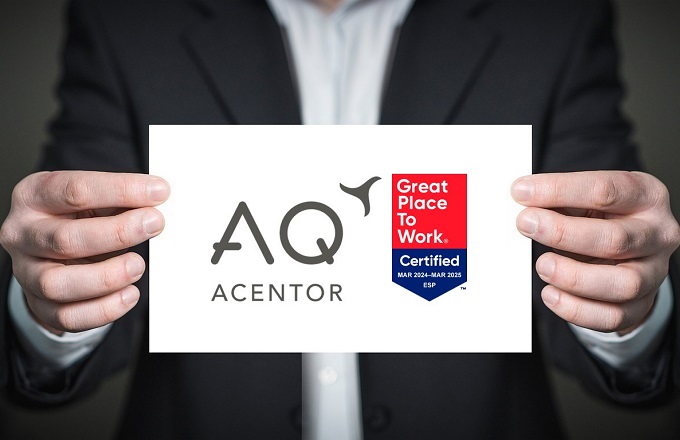 Great Place To Work certifica a AQ Acentor como una gran empresa para trabajar