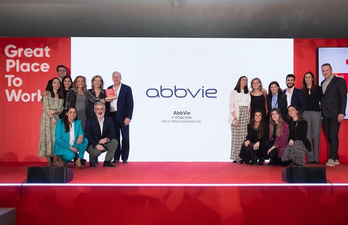 AbbVie lidera por primera vez el ranking Great Place to Work de mejores empresas para trabajar en España