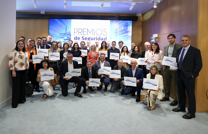 Acto de entrega de los premios de seguridad FEIQUE 2023, celebrado en la sede de la CEOE en Madrid