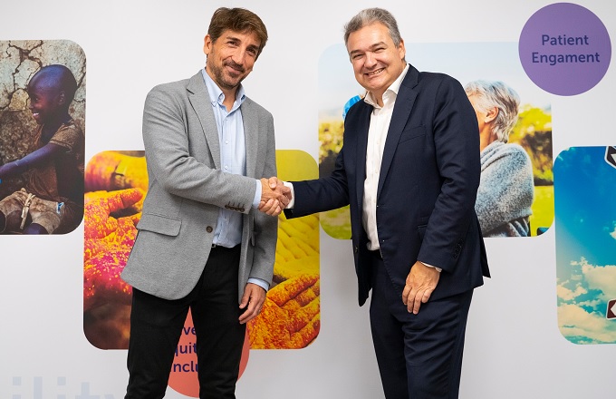 Pau Ricós, director general de UCB Iberia, y Germán Granda, director general de Forética