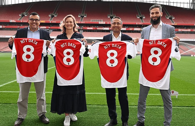 NTT Data se convierte en socio oficial de transformación digital del Arsenal FC