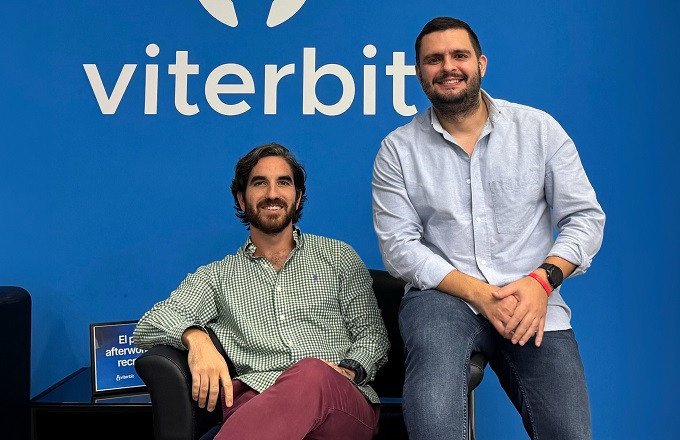 Aarón Cogolludo (izda.) y Dimitri Nicolau, cofundador y CEO de viterbit