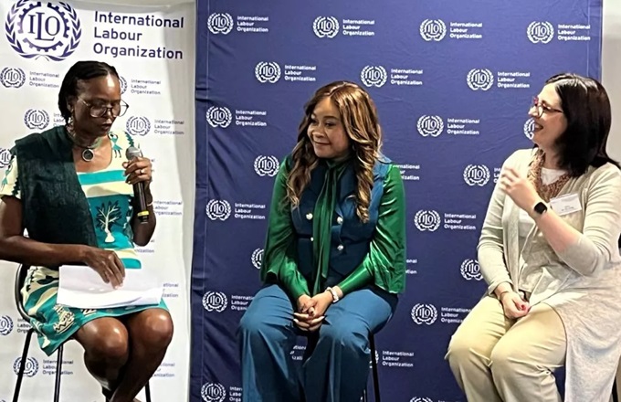 Una imagen del taller de formación de formadores celebrado en Sudáfrica los días 13 y 14 de noviembre de 2024. ©OIT/ILO