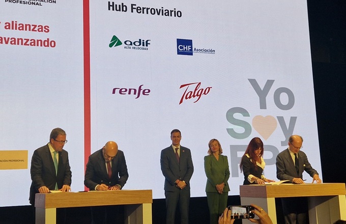 Se firma un protocolo para modernizar la formación profesional en el sector ferroviario