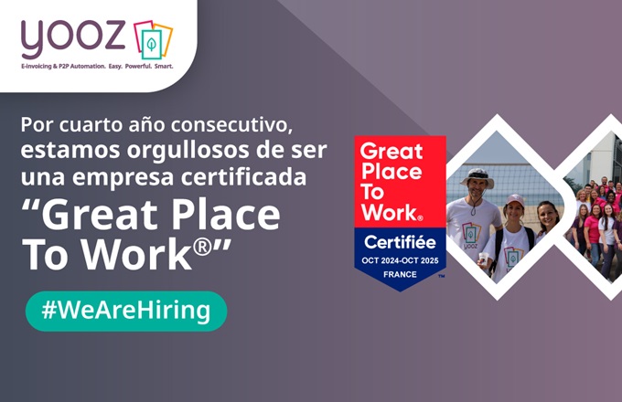 Yooz es certificada como una gran empresa para trabajar por cuarto año consecutivo