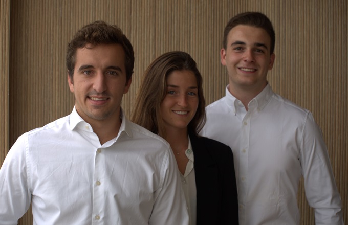 Adolfo Roquero, Lucía Vives y Jota Chamorro, fundadores Youshift