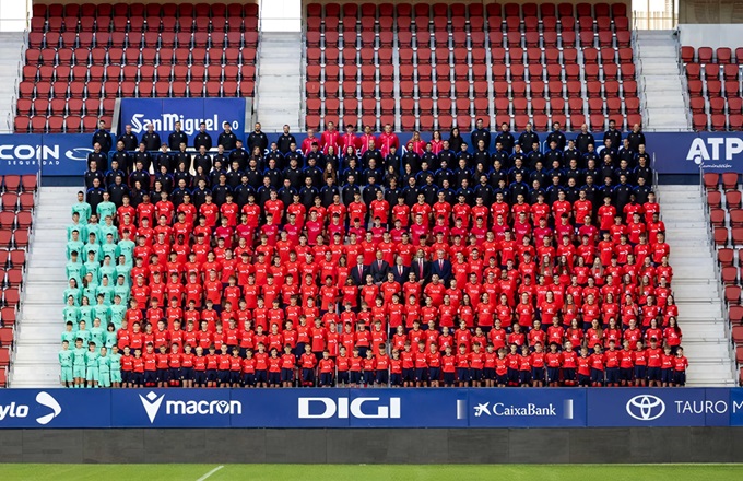 Aenor certifica la excelencia de Osasuna en la formación de jóvenes deportistas