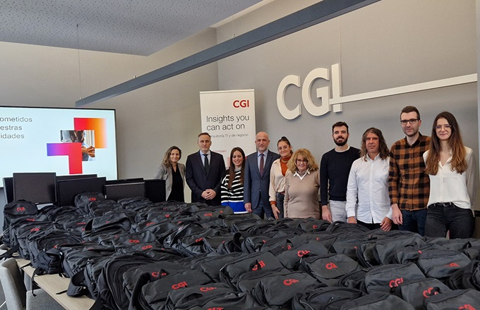 CGI dona 190 equipos informáticos a centros educativos y de inclusión afectados por la dana