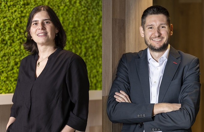 Javier Corcuera y Filipa Cordeiro