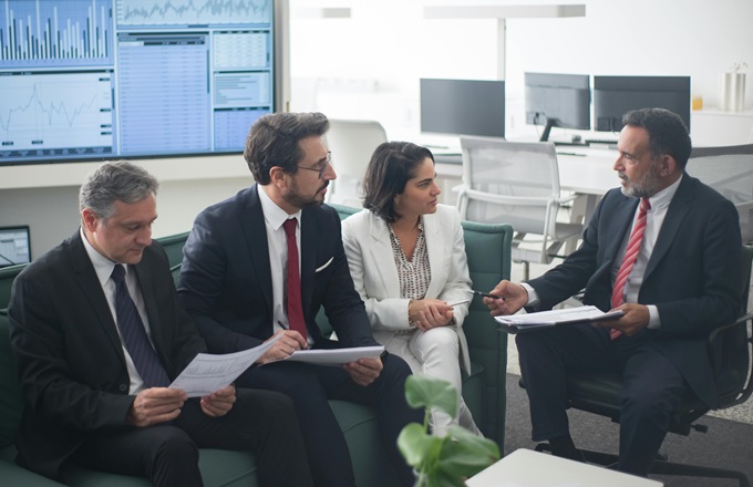 Reunión de empresa