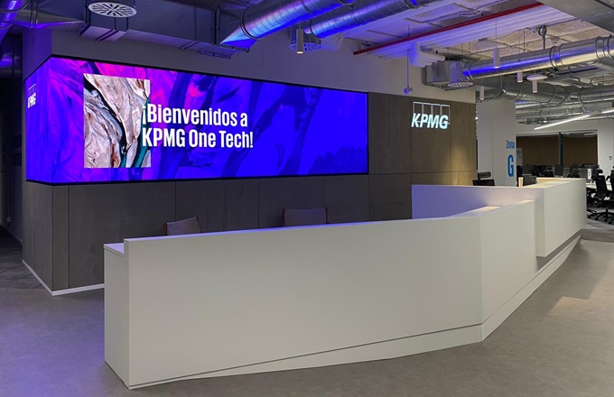 Imagen del hub tecnológico de KPMG en Madrid