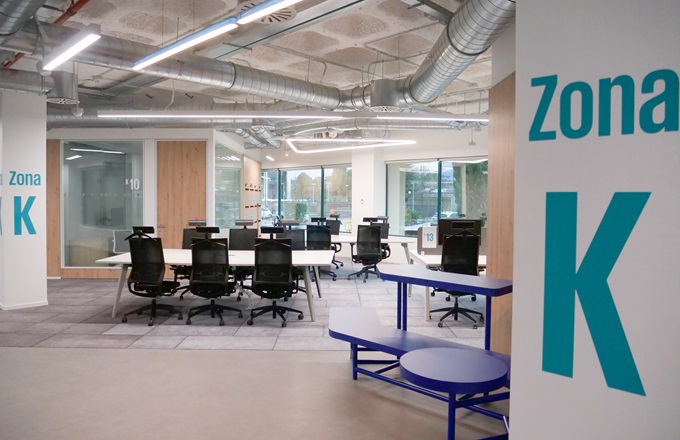Imagen del hub tecnológico de KPMG en Madrid
