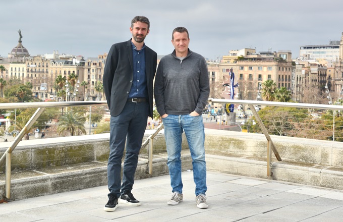 Imagen de Laurent Buron, director general de Esendex España, y Miquel Martí, CEO de Tech Barcelona