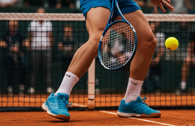 Imagen de un partido de tenis